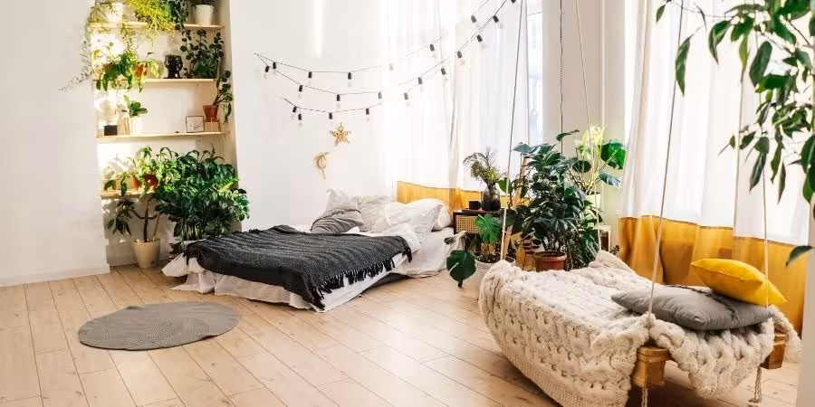 Relaks w botanicznym wnętrzu